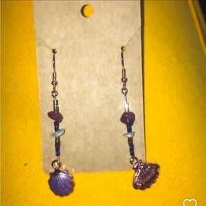 “A Dose of Purple”- Handmade Earrings